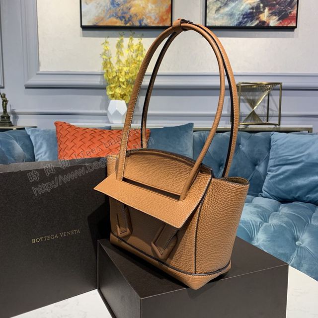 Bottega Veneta女包 純銅五金 寶緹嘉單肩女包 BV小號手提包 壓紋牛皮手拎包  gxz1068